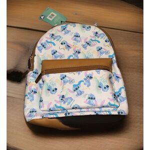 Bioworld Disney Stitch Backpack Blue Multi NWT